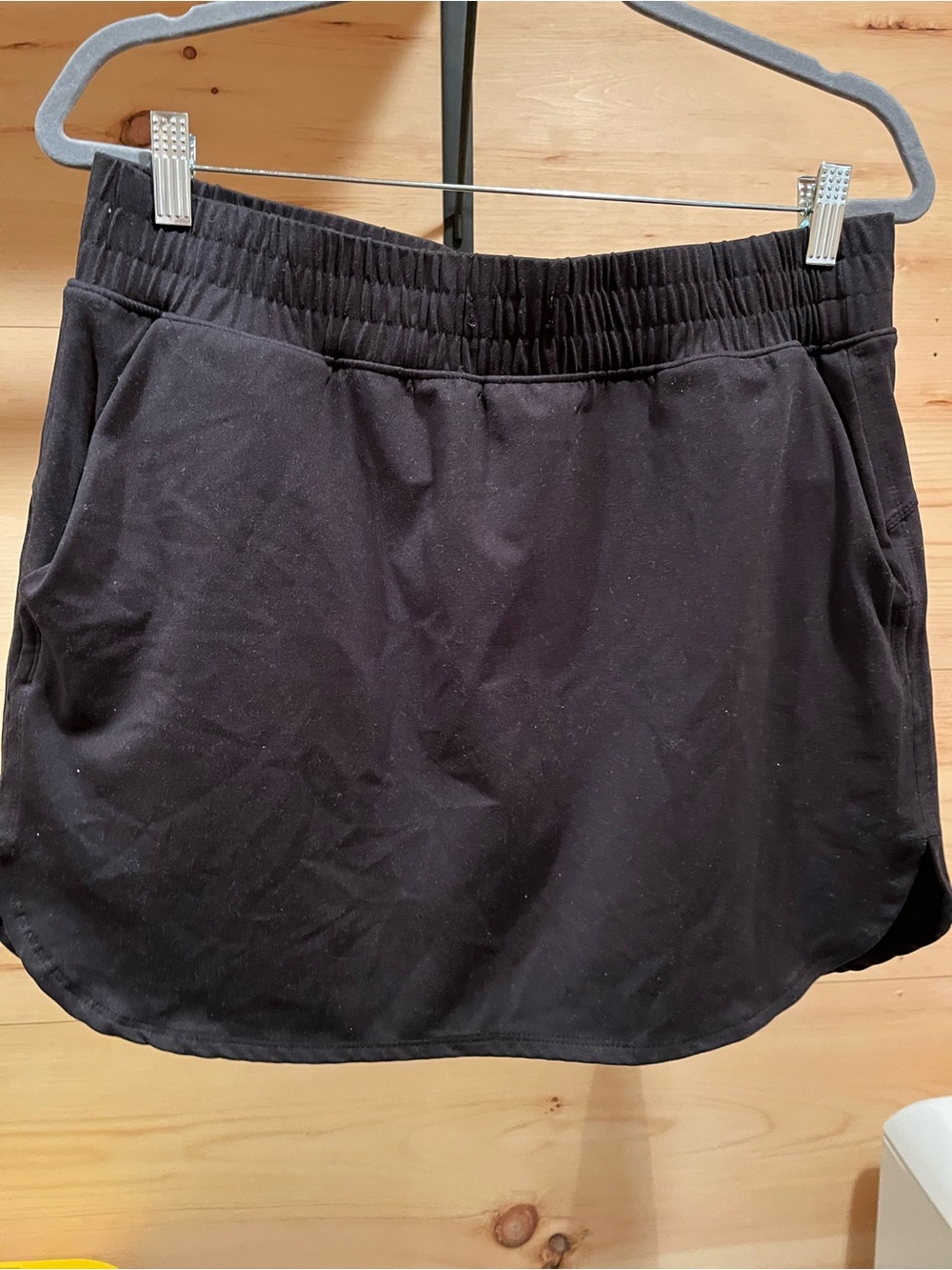 Jones New York Black Athletic Skort with Elastic Waistband